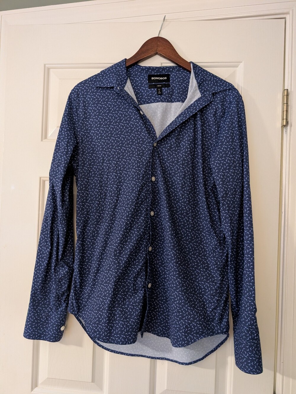 Men's Bonobos Slim Fit Boomerang Business Button Down Shirt Medium